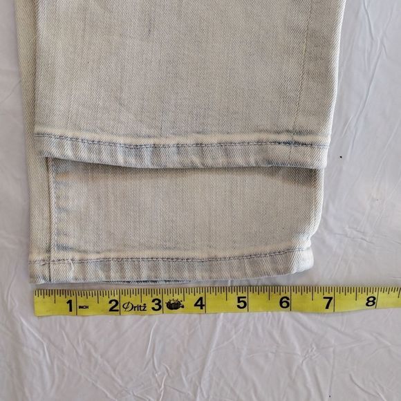 Calvin Klein Jeans Ultimate Skinny Light Washed embroidered front Jeans - Picture 15 of 16